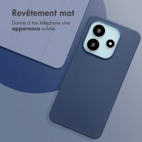 imoshion Coque Couleur Xiaomi Redmi Note 14 (4G) - Bleu foncé