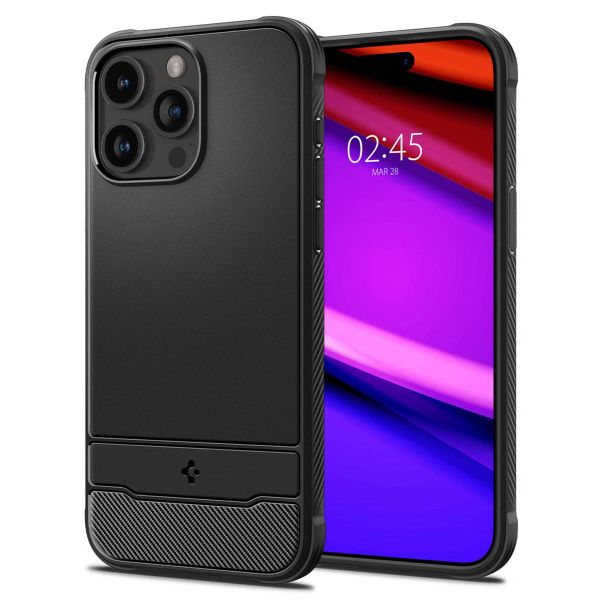 Spigen Coque Rugged Armor MagSafe Apple iPhone 15 Pro Max - Noir