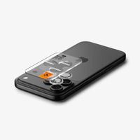 Spigen Optik Pro EZ Fit Lens Protector - Protection d'objectif de caméra (lot de 2) Apple iPhone 17 Pro (Max) / 16 Pro (Max) / 15 Pro (Max) / 14 Pro (Max) - Argent