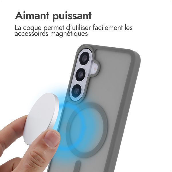 imoshion Coque Color Guard avec MagSafe Samsung Galaxy S26 FE / S25 FE - Gris