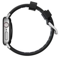 Nomad Bracelet robuste FKM Apple Watch | 44/45/46/49 mm - Argent / Noir