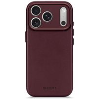 Decoded Coque en cuir MagSafe Apple iPhone 17 Pro Max - Burgundy