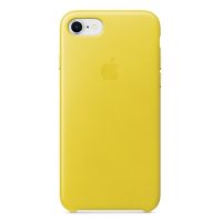 Apple Coque Leather Apple iPhone SE (2022 / 2020) / 8 / 7 - Spring Yellow