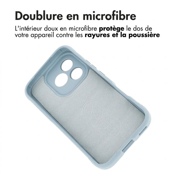 imoshion EasyGrip Backcover Honor 600 Lite - Bleu clair