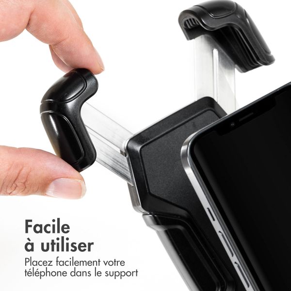 imoshion Support de téléphone robuste pour vélo - Rotation à 360° - Universel - Noir