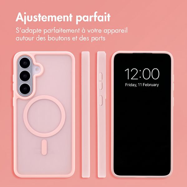 imoshion Coque Color Guard avec MagSafe Samsung Galaxy S26 FE / S25 FE - Rose clair