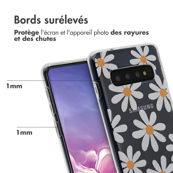 imoshion Coque Design Samsung Galaxy S10 - Daisy Flower