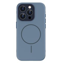 imoshion Coque arrière Color avec Thin MagSafe Ring Apple iPhone 15 Pro - Bleu foncé