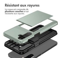 imoshion Coque arrière avec porte-cartes Samsung Galaxy A27 (5G) - Vert
