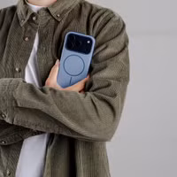 imoshion Coque arrière Color avec Thin MagSafe Ring Google Pixel 11 / 11 Pro / 10 / 10 Pro - Bleu foncé