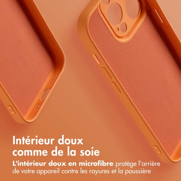 imoshion Coque Couleur avec MagSafe Apple iPhone 14 Pro - Orange