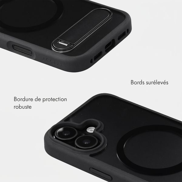 Accezz Coque arrière Hold avec MagSafe Apple iPhone 17 - Black
