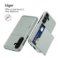 imoshion Coque arrière avec porte-cartes Samsung Galaxy S26 FE - Vert foncé