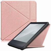 imoshion Étui de liseuse portefeuille Pliable Kobo Libra 2 / Tolino Vision 6 - Rose Doré