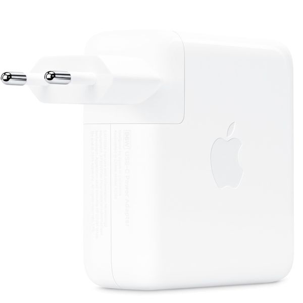 Apple Adaptateur secteur USB-C d'origine 96 W + câble de recharge USB-C vers USB-C d'origine 240 W - 2 mètres - pour Apple MacBook - Blanc