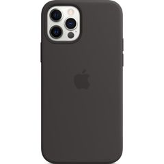Apple Coque en silicone MagSafe Apple iPhone 12 (Pro) - Midnight