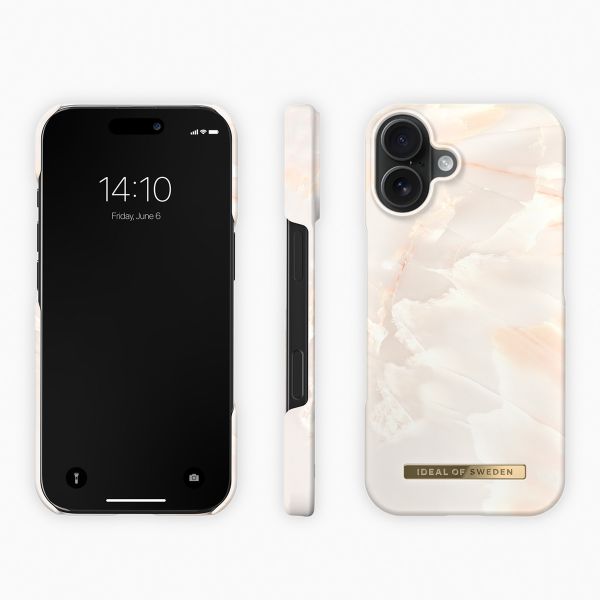 iDeal of Sweden Coque Fashion Apple iPhone 17 - Rose Pearl Marble