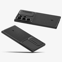 Spigen Coque Optik Armor Camera slider Samsung Galaxy S24 Ultra - Noir