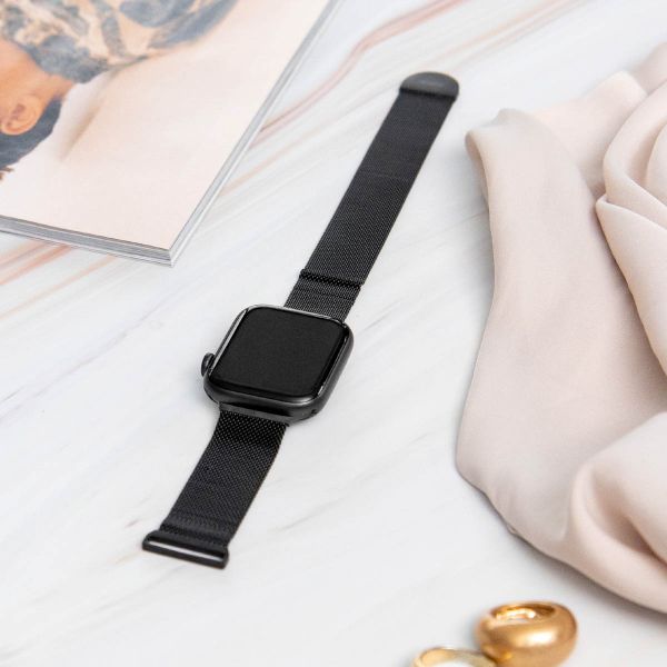 imoshion Bracelet magnétique milanais Apple Watch | 38/40/41/42 mm - Taille M - Noir