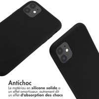 imoshion Coque en silicone avec cordon Apple iPhone 11 - Noir