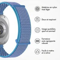 imoshion Bracelet en nylon Samsung Galaxy Watch 8 (40/44mm) / Classic (46mm) - Marine Blue
