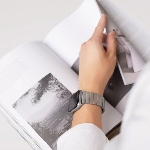 Uniq Bracelet Strova Steel Link Apple Watch | 44/45/46/49 mm - Sterling