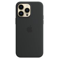 Apple Coque en silicone MagSafe Apple iPhone 14 Pro Max - Midnight