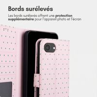 imoshion Étui de télephone portefeuille Design Apple iPhone 17e / 16e - Happy Dots