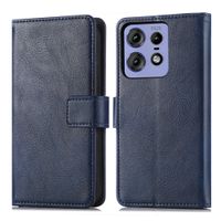 imoshion Étui de télephone portefeuille de luxe Motorola Thinkphone 25 / Edge 50 Neo / Edge 60 Neo - Bleu foncé