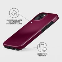 Burga Coque Tough MagSafe Apple iPhone 15 - Dark Cherry