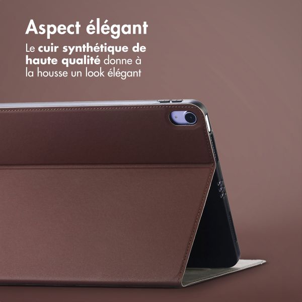 Accezz Coque tablette Classic Apple iPad Air 11 pouces (2026) M4 / (2025) M3 / (2024) M2 / Air 5 (2022) / Air 4 (2020) - Marron