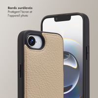 Selencia Coque de télephone Nova avec cordon et porte-cartes Apple iPhone 17e / 16e - Beige