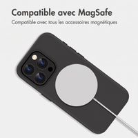 imoshion Coque arrière Color avec Thin MagSafe Ring Apple iPhone 15 Pro - Noir