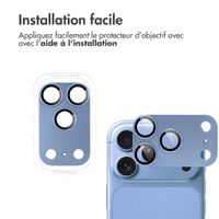 imoshion Protection Caméra en verre trempé 2 Pack pour l'Apple iPhone 18 Pro - Light Blue