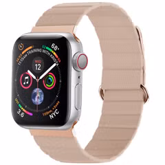 imoshion Bracelet en cuir magnétique Apple Watch | 38/40/41/42 mm - Beige