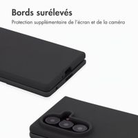 Accezz Coque Liquid Silicone Samsung Galaxy Z Fold 8 Ultra - Noir