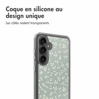 imoshion Coque Design Samsung Galaxy S23 FE - Smoke Green Flowers
