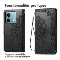 imoshion Etui de télephone Mandala Xiaomi Redmi Note 13 (5G) - Noir