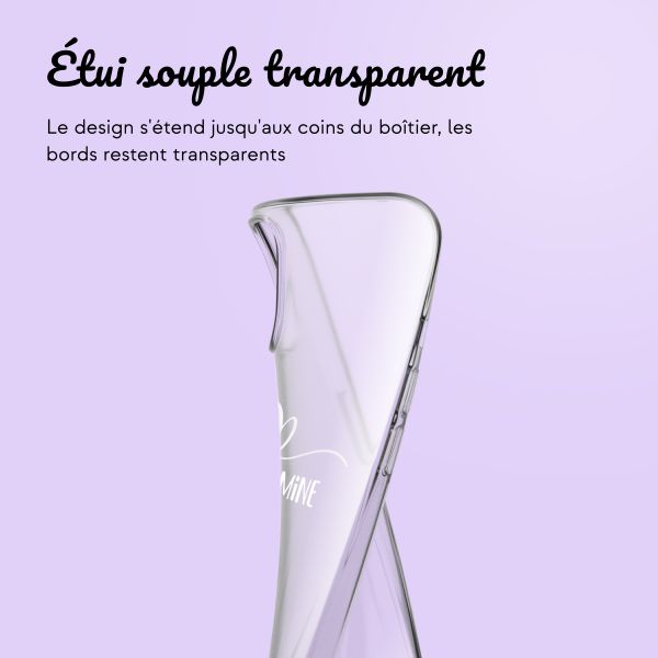 Coque avec votre propre photo et/ou texte Apple iPhone 13 - Sierlijk hartje