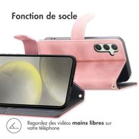 imoshion Etui de télephone portefeuille avec cordon Samsung Galaxy S25 Plus - Rose