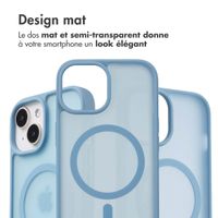imoshion Coque Color Guard avec MagSafe Apple iPhone 15 - Bleu clair