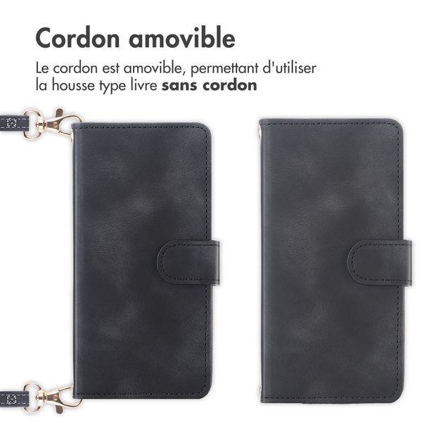 imoshion Etui de télephone portefeuille avec cordon Xiaomi Redmi Note 15 (5G) - Noir
