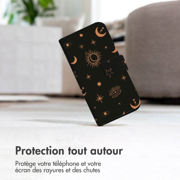 imoshion Étui de télephone portefeuille Design Samsung Galaxy S24 - Sky Black