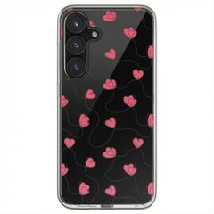 imoshion Coque Design Samsung Galaxy S24 FE - Dusty Rose Connected Hearts