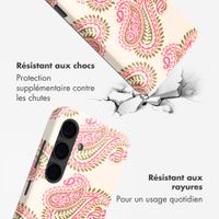 Selencia Coque arrière Vivid avec MagSafe Samsung Galaxy S24 - Paisley Blush