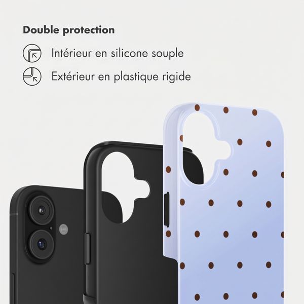 Selencia Coque arrière Vivid Apple iPhone 17 - Happy Dots Digital Sky