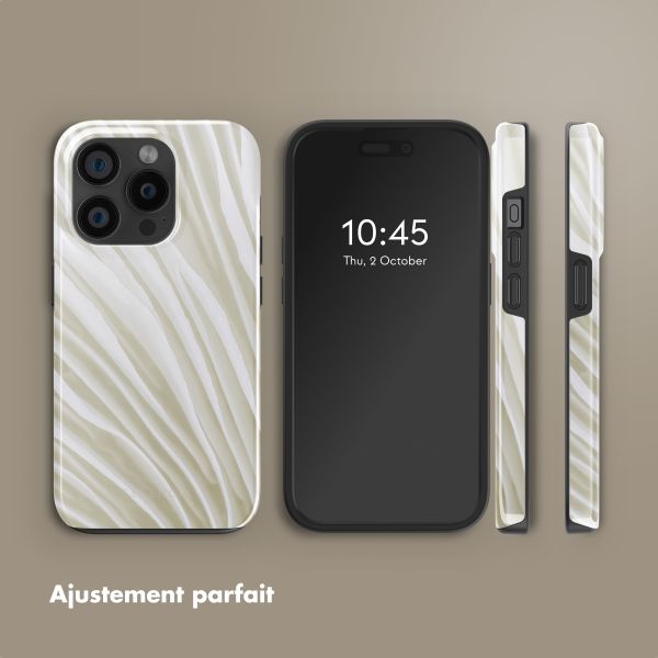 Selencia Coque arrière Vivid avec MagSafe Apple iPhone 15 Pro - Nature Light Brown