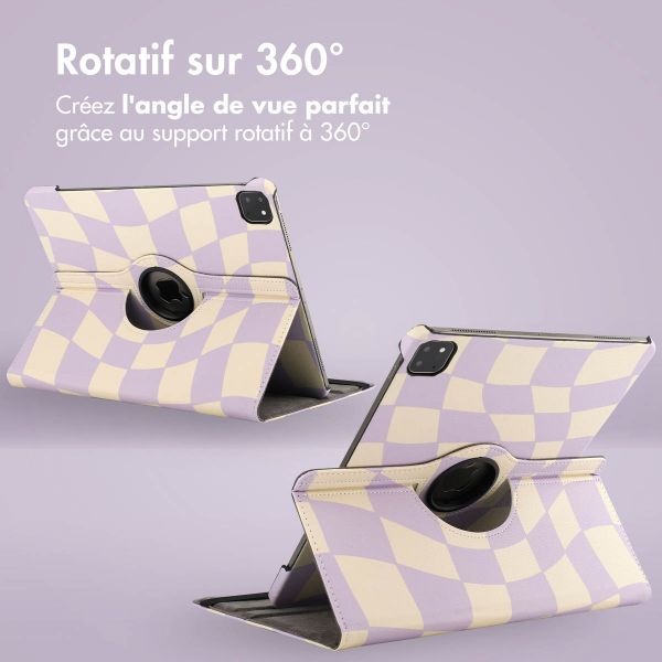 imoshion Coque tablette Design rotatif à 360° Apple iPad Air 13 pouces (2026) M4 / (2025) M3 / (2024) M2 - Dancing Cubes