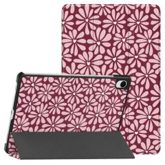 imoshion Coque tablette Design Trifold Samsung Galaxy Tab S11 - Bloom Love Blush