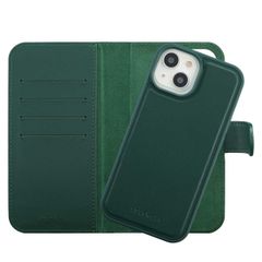 Selencia Étui portefeuille amovible Olyn avec MagSafe Apple iPhone 15 - Vert